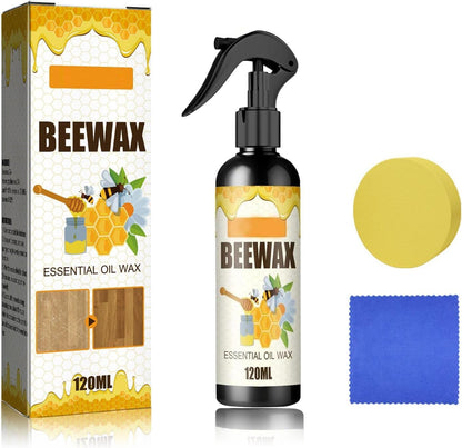 Beeswax Furniture Polish Spray – Natural Wood Cleaner