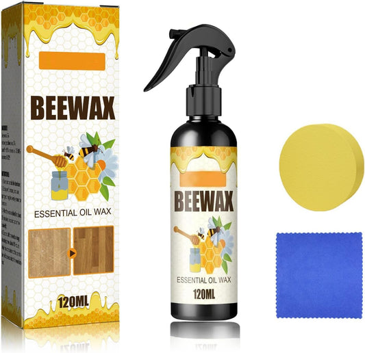 Beeswax Furniture Polish Spray – Natural Wood Cleaner