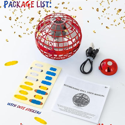 Magic Flying Orb Ball™ – RGB Hover Spinner Mini Drone for Kids & Adults