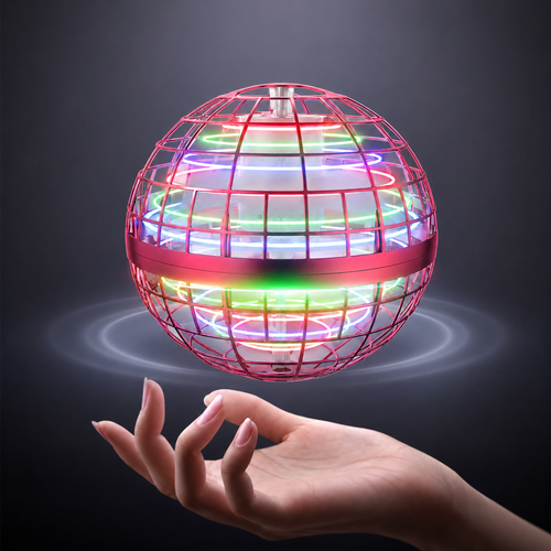 Magic Flying Orb Ball™ – RGB Hover Spinner Mini Drone for Kids & Adults